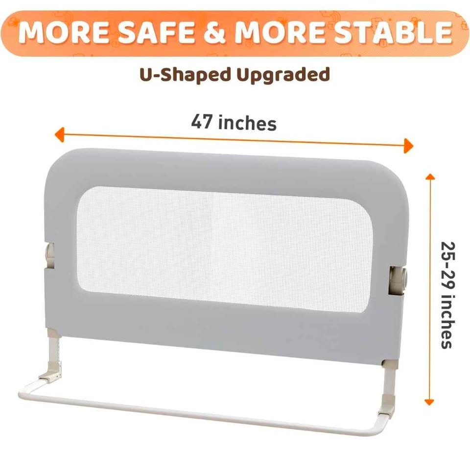 Toddler Bed Rail – 47 Inch