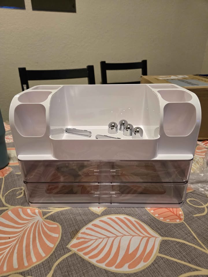 Makeup Organizer with Drawers and Compartments