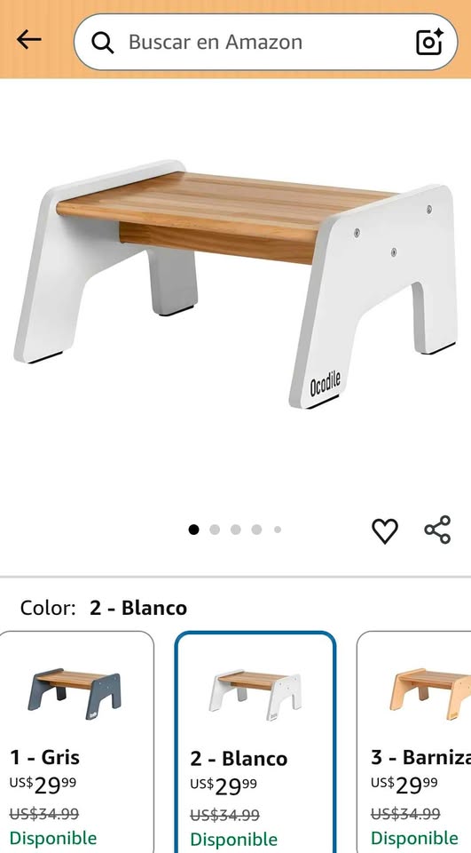 Montessori Wooden Step Stool for Kids