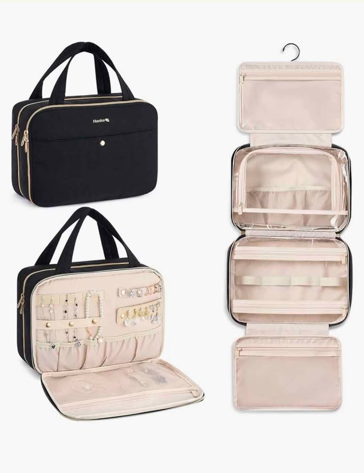 Black Travel Toiletry Bag