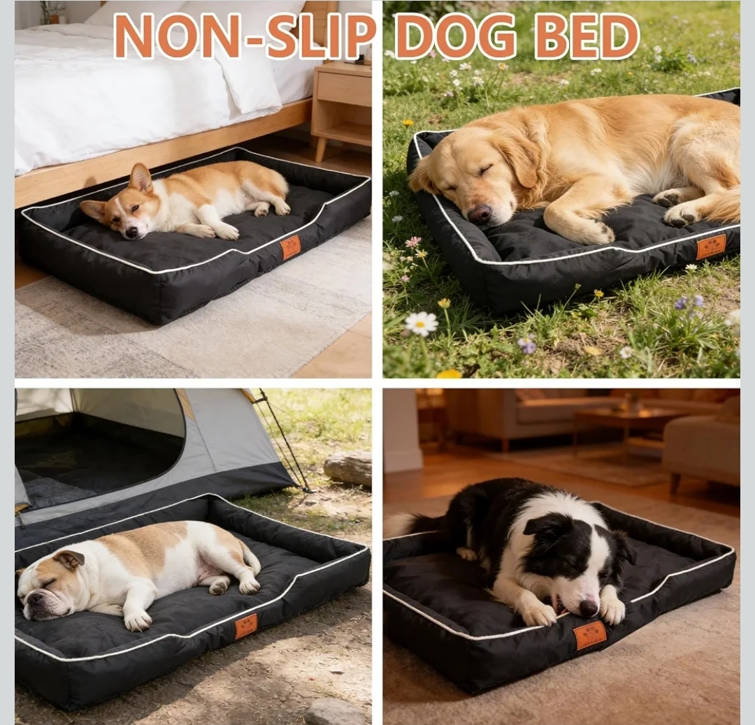 Cama para Perro Extra Grande – Resistente y Lavable